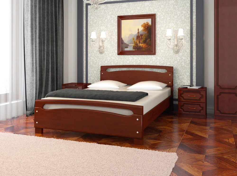Кровать Камелия-2 орех Браво BRA80335