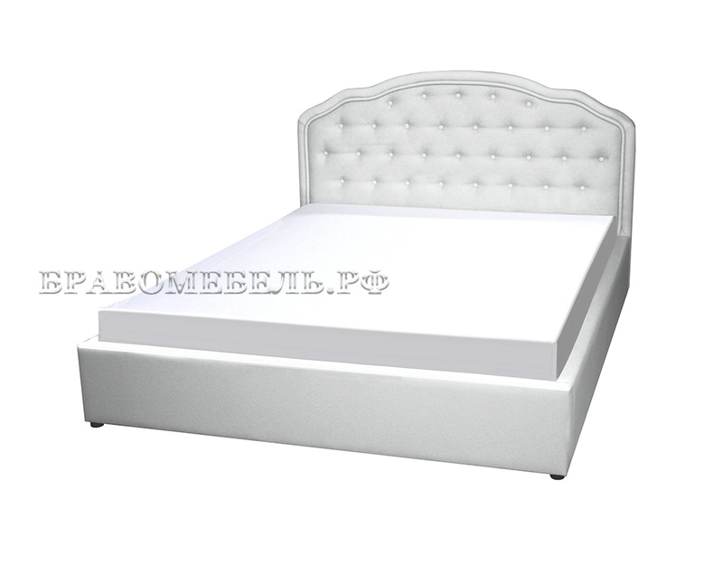 Кровать Селин белая Браво BRA80423