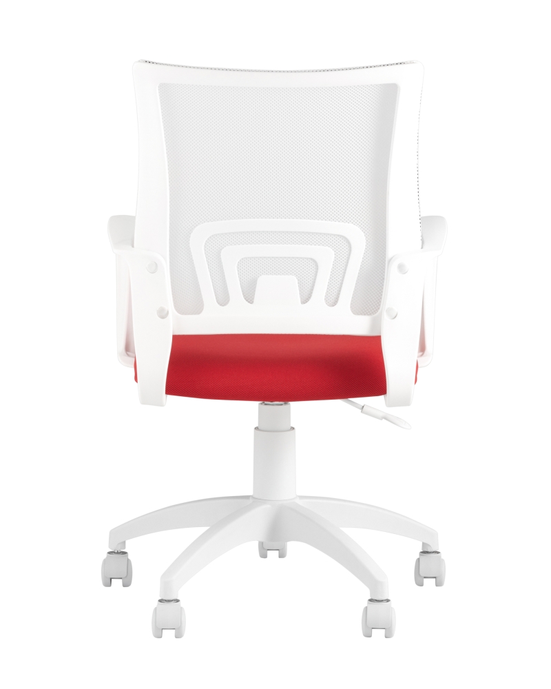 Товар Кресло офисное TopChairs ST-BASIC-W красная ткань крестовина белый пластик SG5547