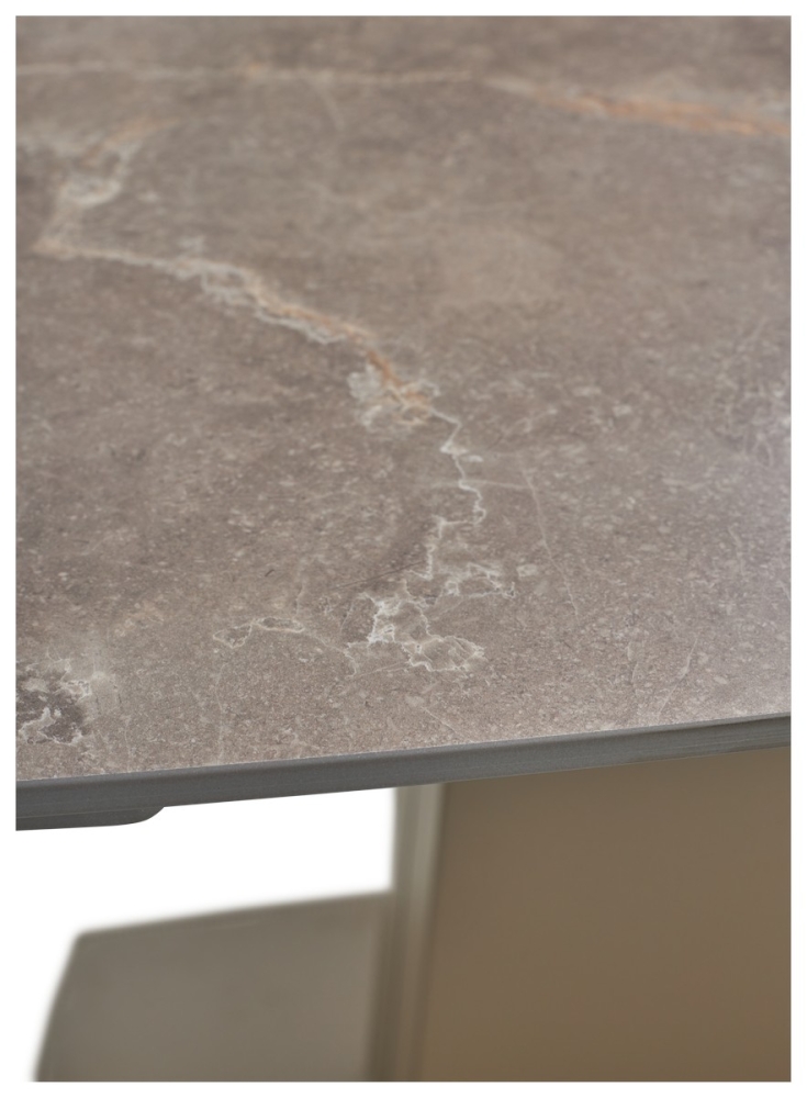 Товар Стол BALDE 140 MATT LATTE STONE SOLID CERAMIC / TAUPE, ®DISAUR MC64098