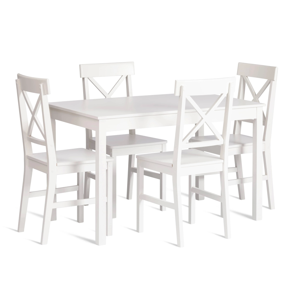 Обеденный комплект Хадсон (стол + 4 стула)/ Hudson Dining Set (mod.0102) TETC21334