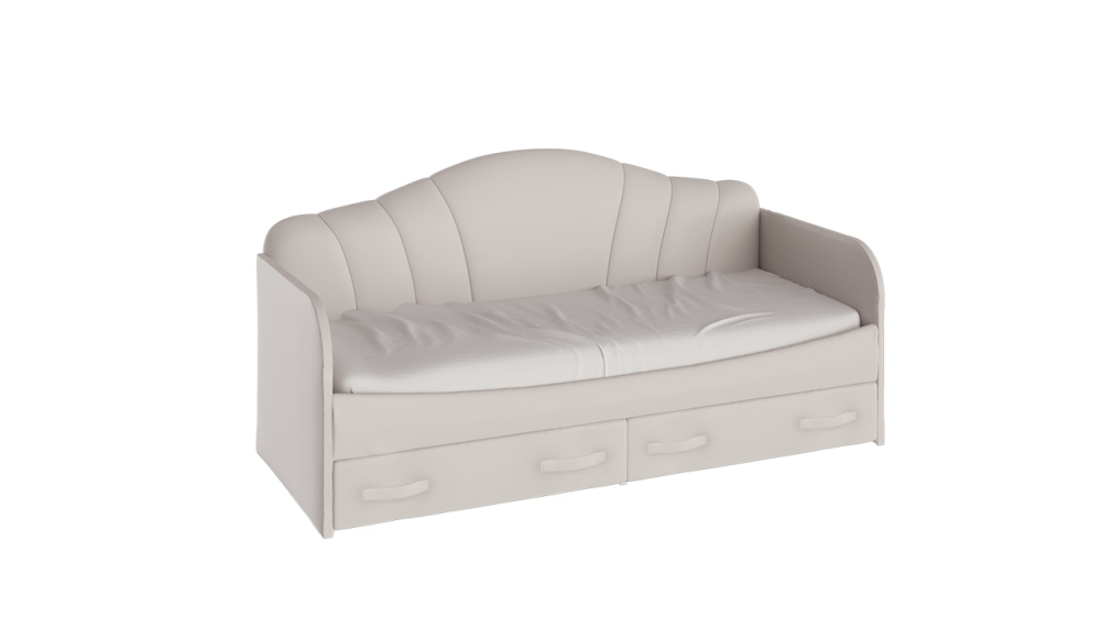 Кровать с мягкой спинкой и ящиками Сабрина (900) TR2298563