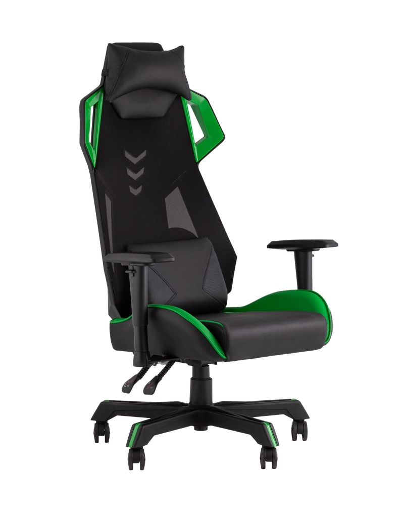 Кресло спортивное TopChairs Рэтчэт зеленый SG11003