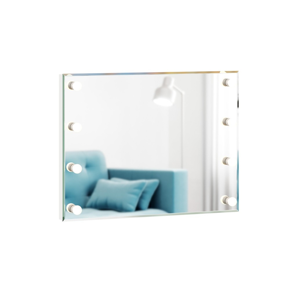 Норд Зеркало настенное с подсветкой (Белый) LD55833