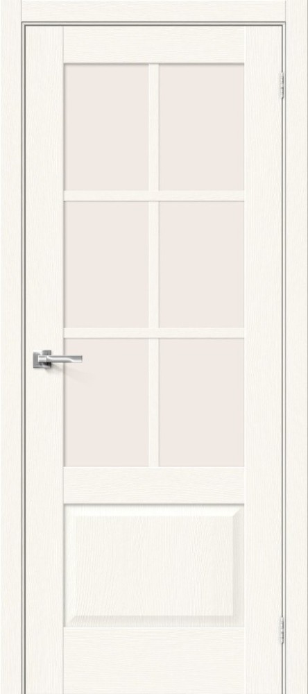 Межкомнатная дверь Прима-13.0.1 White Wood BR4511