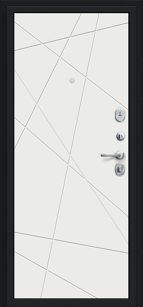 Товар Дверь Граффити-5 Букле черное/Super White BR4839