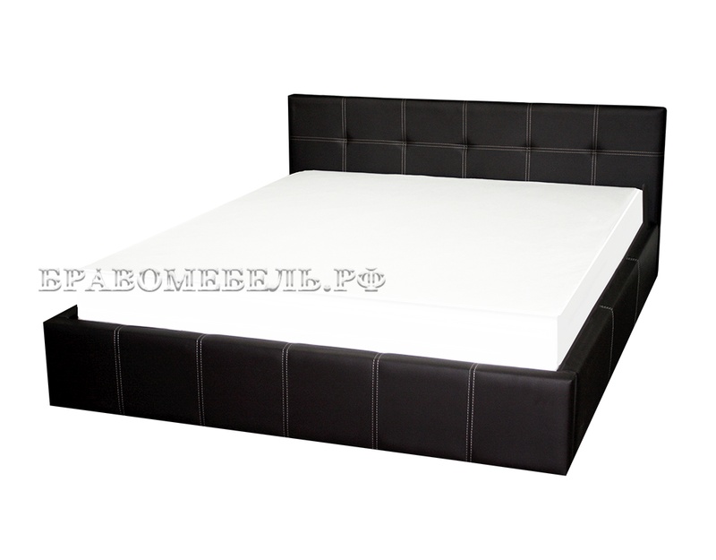 Кровать Грета черная Браво BRA80296