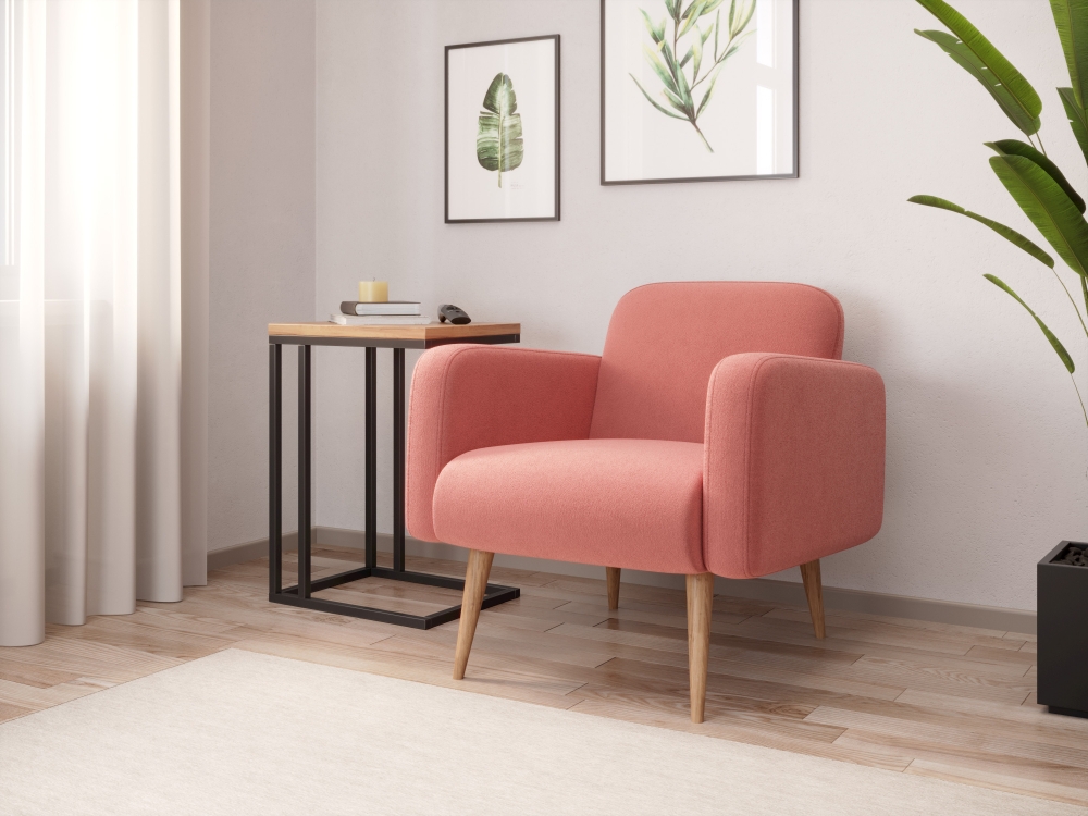 Кресло Уилбер (Светло-розовый, ткань UNI IDEA 1031) LD157855