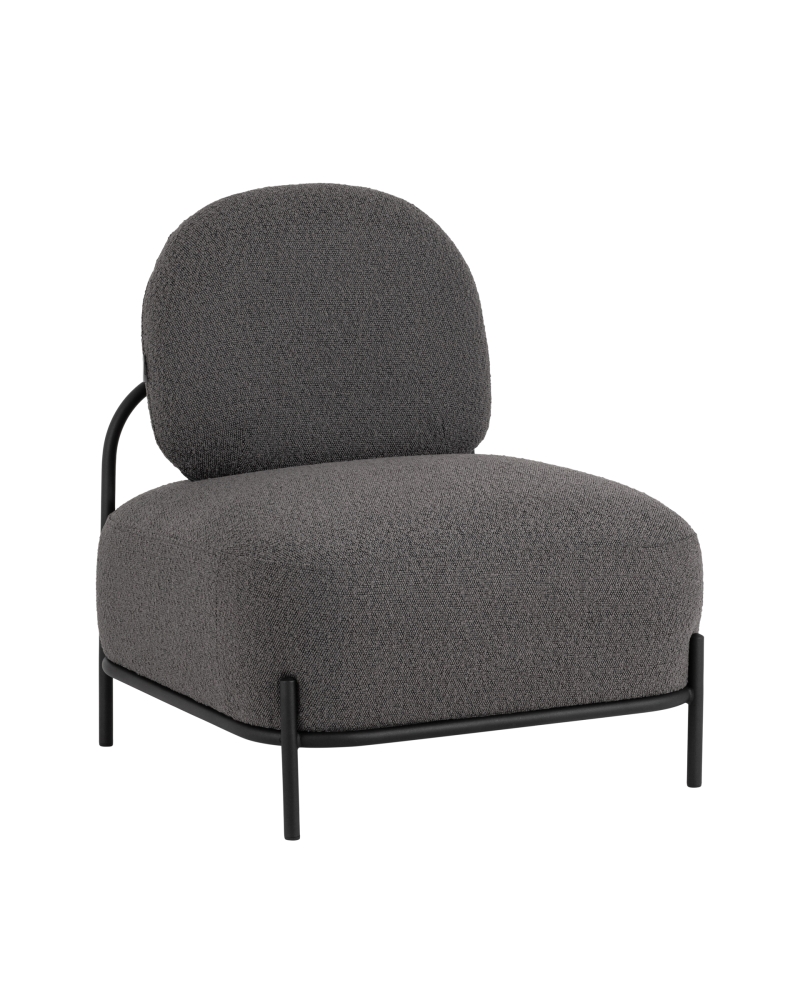 Кресло Стоун ткань букле тёмно-серый SG10994