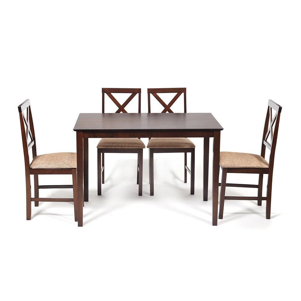 Обеденный комплект Хадсон (стол + 4 стула)/ Hudson Dining Set TETC13691