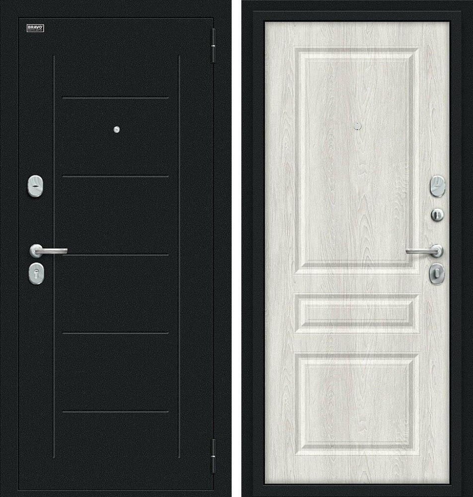 Дверь Пик Букле черное/Casablanca BR4324