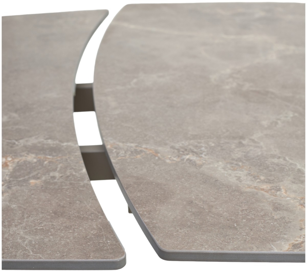 Товар Стол BALDE 120 MATT LATTE STONE SOLID CERAMIC/ TAUPE, ®DISAUR MC64094