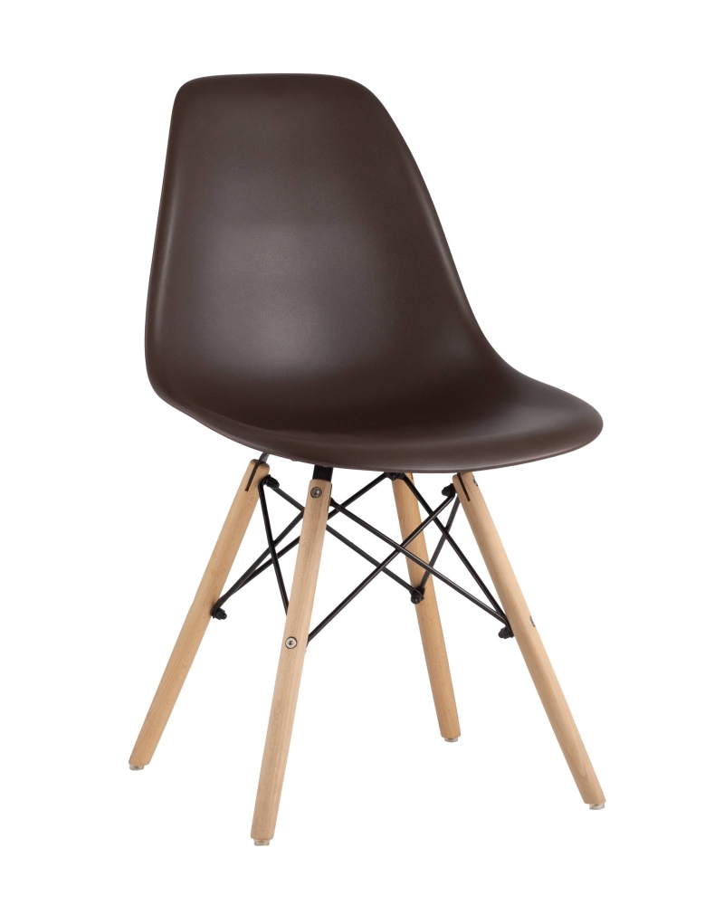 Стул Eames DSW коричневый x4 SG2163