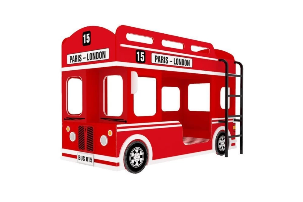 Товар London BUS Кровать двухъярусная (Красный тип 2) LD54131